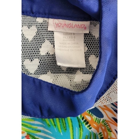 Youngland Multicolored Tropical Romper Size 6 - Picture 4 of 4